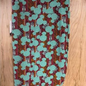 Colorful Patterned Disney Skirt with Mickey Mouse Design